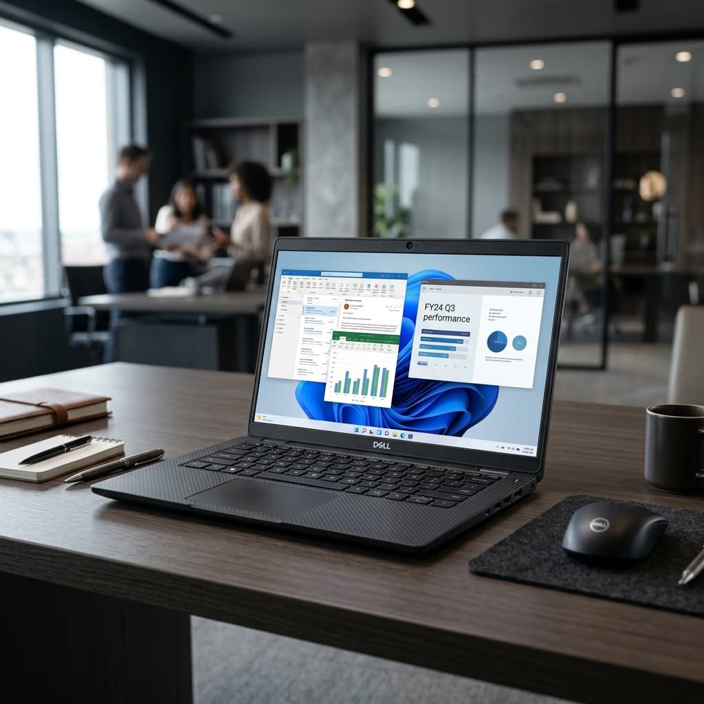 Enterprise business laptops prepared for corporate procurement lot inspection