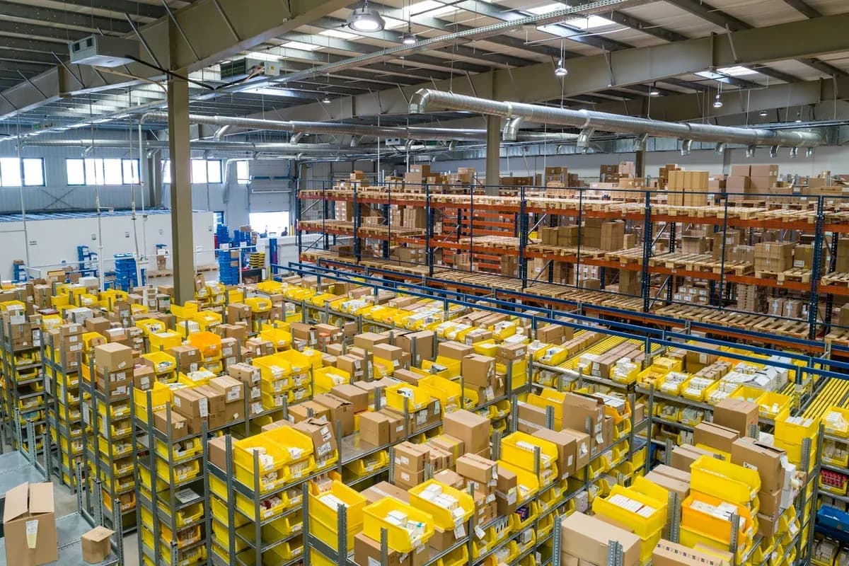 Air cargo freight containers and customs clearance documentation for international electronics trade